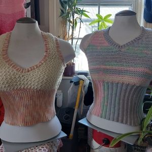 Handmade crochet summer clothing